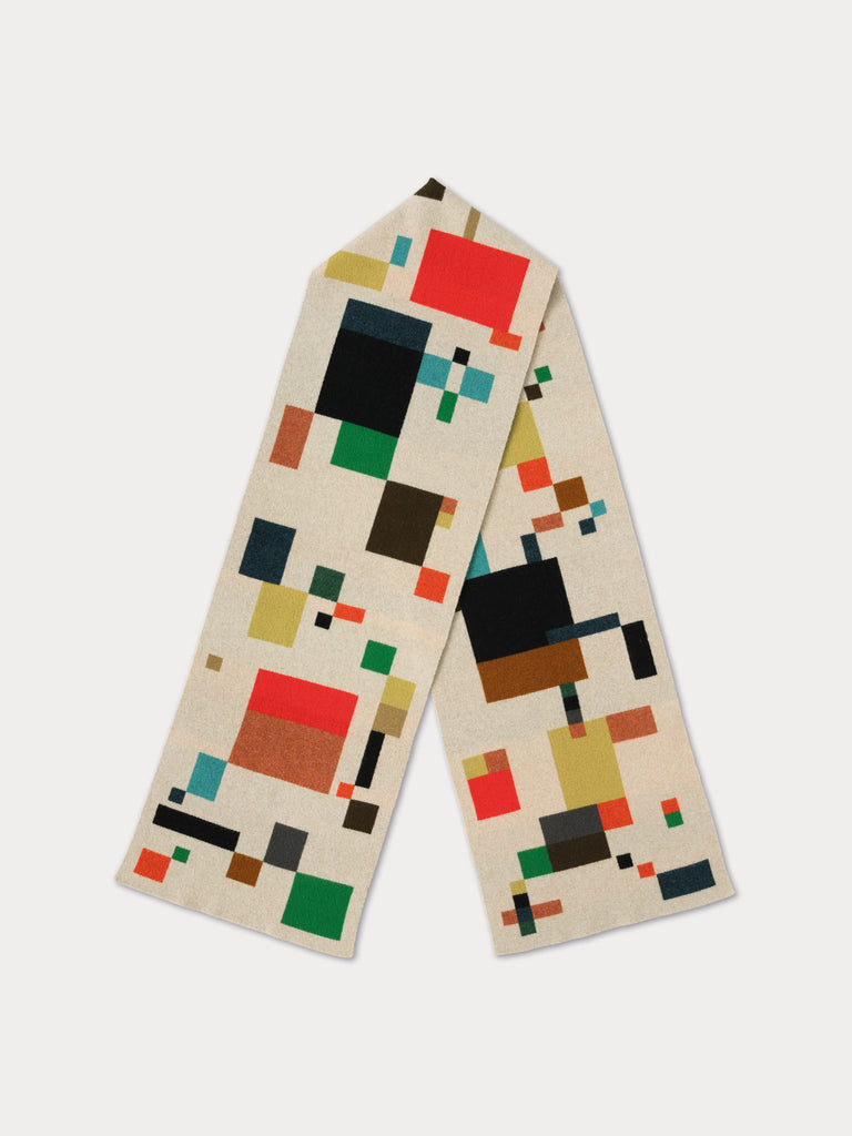squares and rectangles scarf