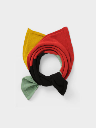 SQUARE NECKERCHIEF TURMERIC & RED DULSE