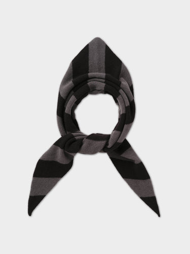 LARGE STRIPE TRIANGLE BLACK & DRILL GREY