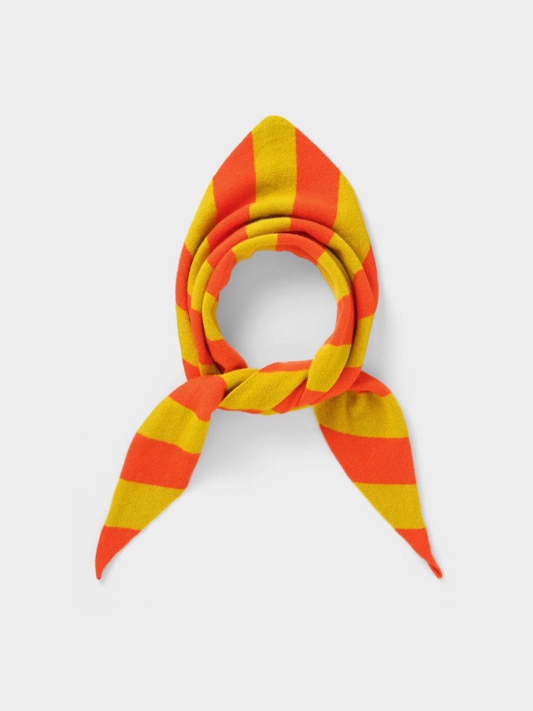 LARGE STRIPE TRIANGLE ORANGE GLOSS & TURMERIC