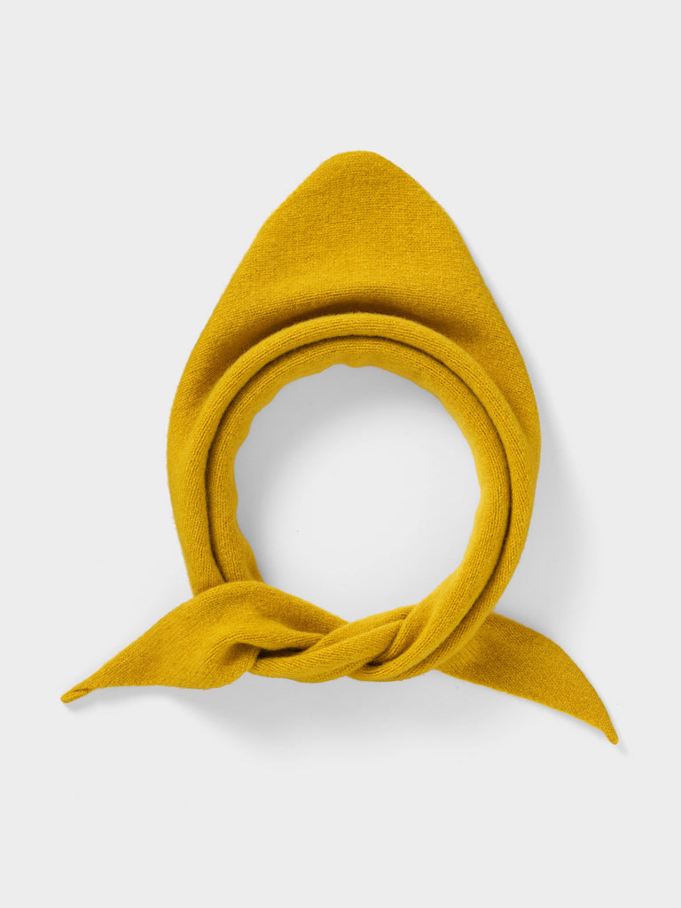 PLAIN TRIANGLE NECKERCHIEF TURMERIC