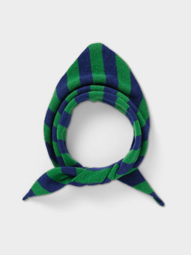 WIDE STRIPE TRIANGLE NECKERCHIEF NIGHTSKY & PAGODA