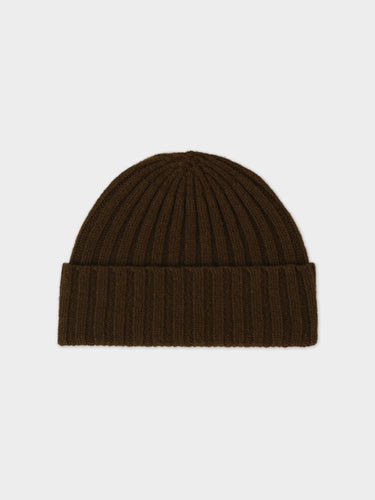 PLAIN RIBBED HAT MILITARY