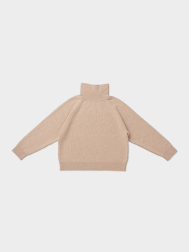 PLAIN FELTED JUMPER OATMEAL