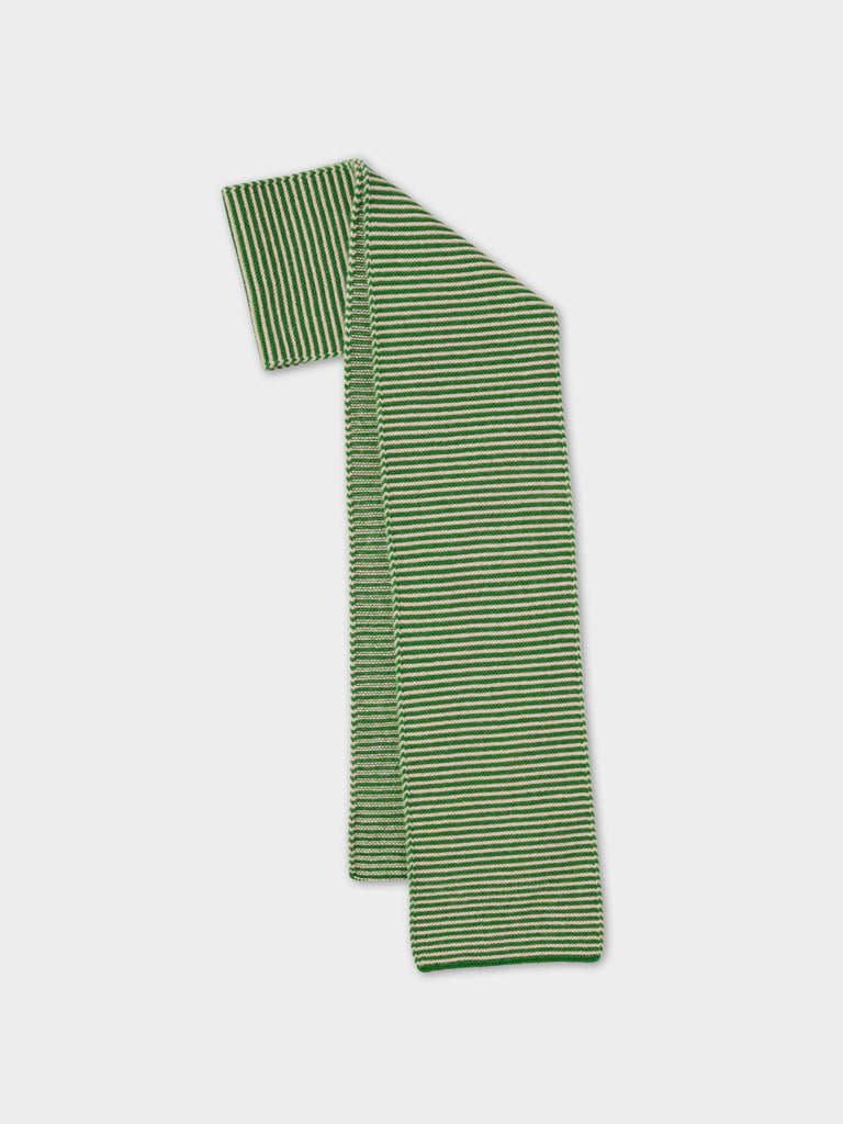 LARGE GARTER STITCH SCARF PAGODA & OATMEAL