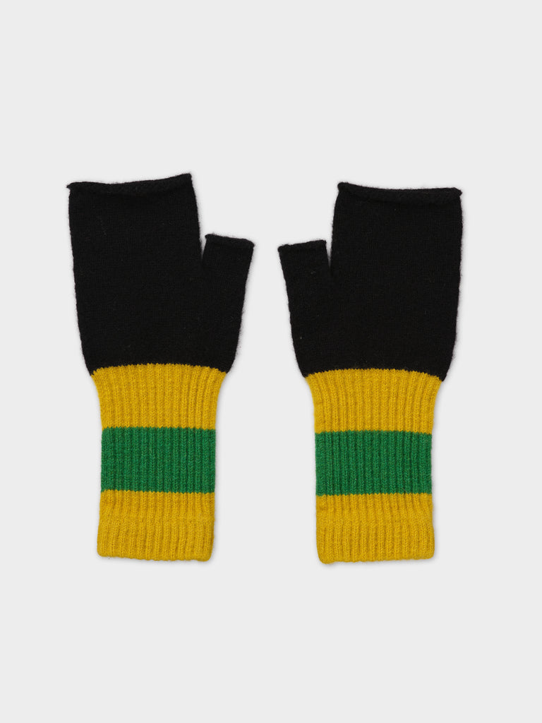 FINGERLESS MITTENS BLACK