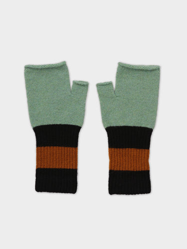 FINGERLESS MITTENS SAGE