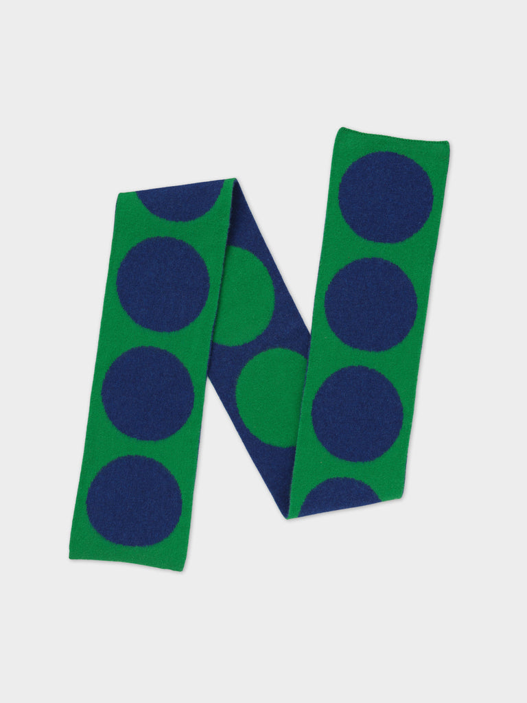 BRUSHED SPOT SCARF NIGHTSKY & PAGODA