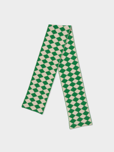 BRUSHED DIAMOND SCARF PAGODA & OATMEAL