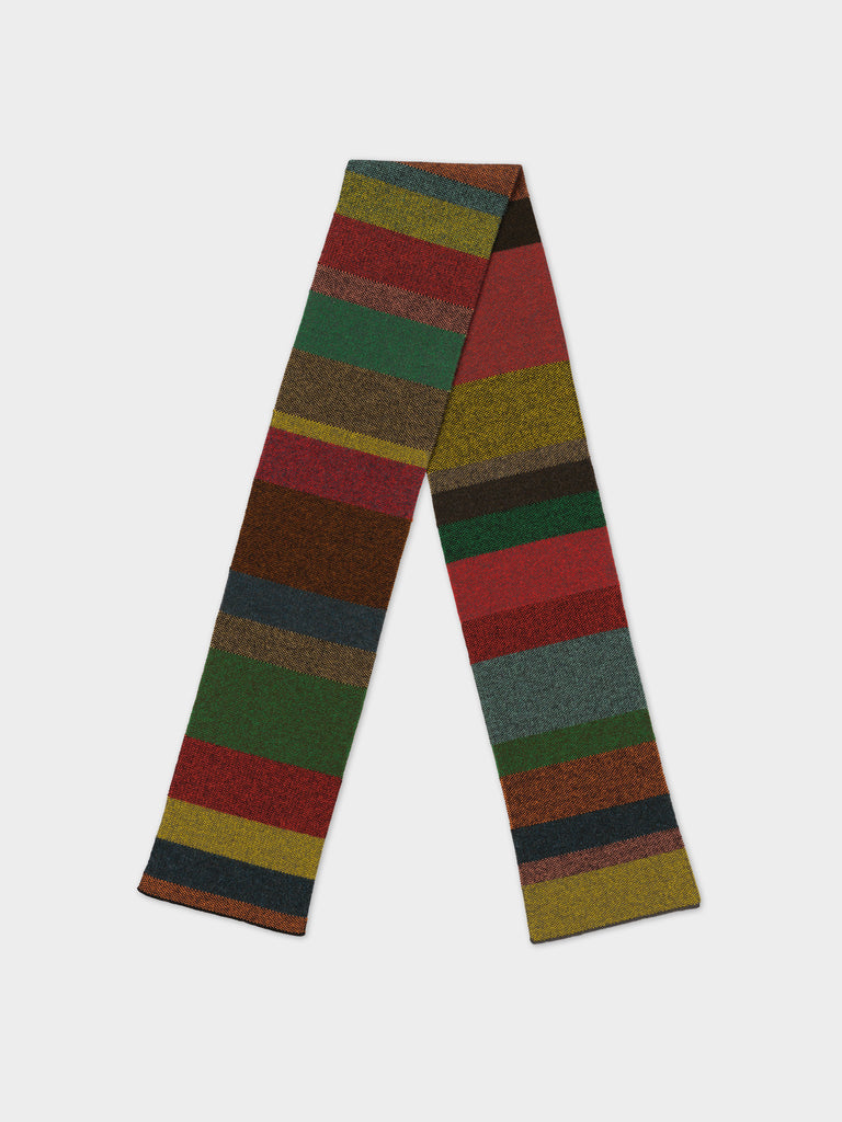 SMALL TWEED SCARF MULTICOLOUR