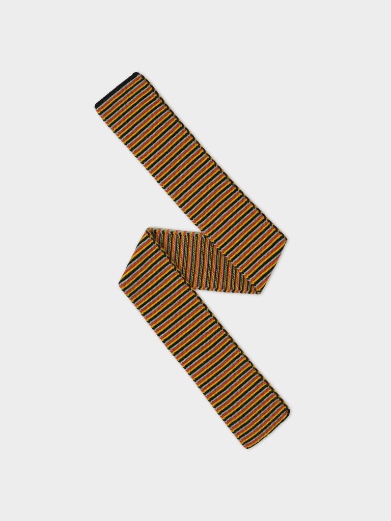 SMALL MULTICOLOUR GARTER STITCH SCARF