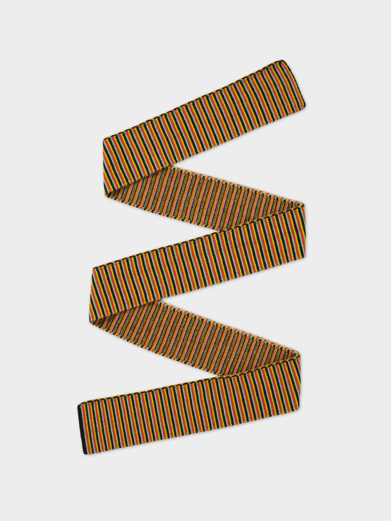 LONG MULTICOLOUR GARTER STITCH SCARF