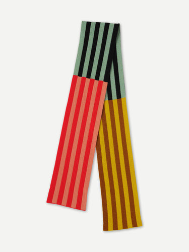 VERTICAL STRIPE SCARF MULTICOLOUR