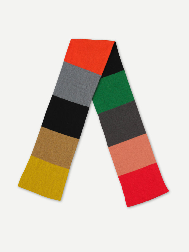 SMALL COLOURBLOCK SCARF MULTICOLOUR