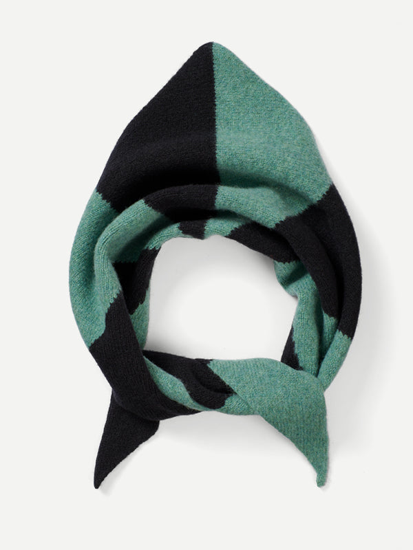 RAY TRIANGLE NECKERCHIEF BLACK & STRATH