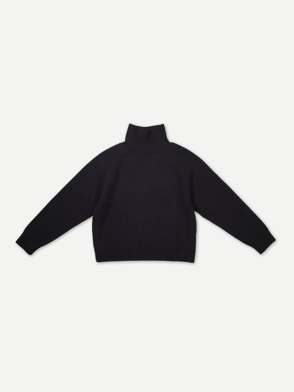FELTED JUMPER BLACK