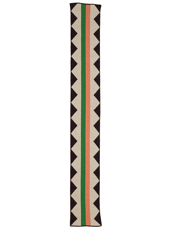 Small Jagged Edge Stripe Scarf Pagoda & Medusa Sample Sale