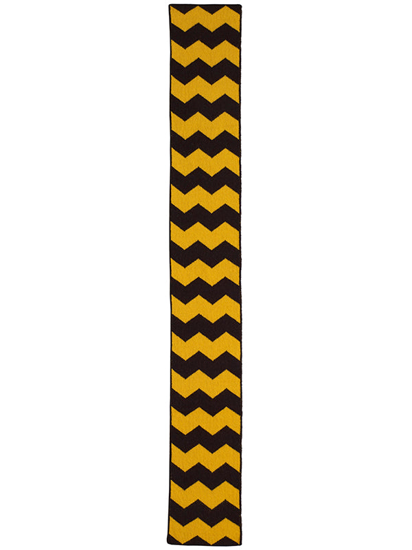 Small Zigzag Scarf Black & Golden Eye Sample Sale