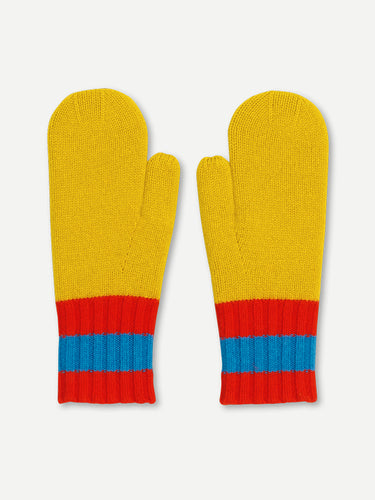 FELTED MITTENS TURMERIC