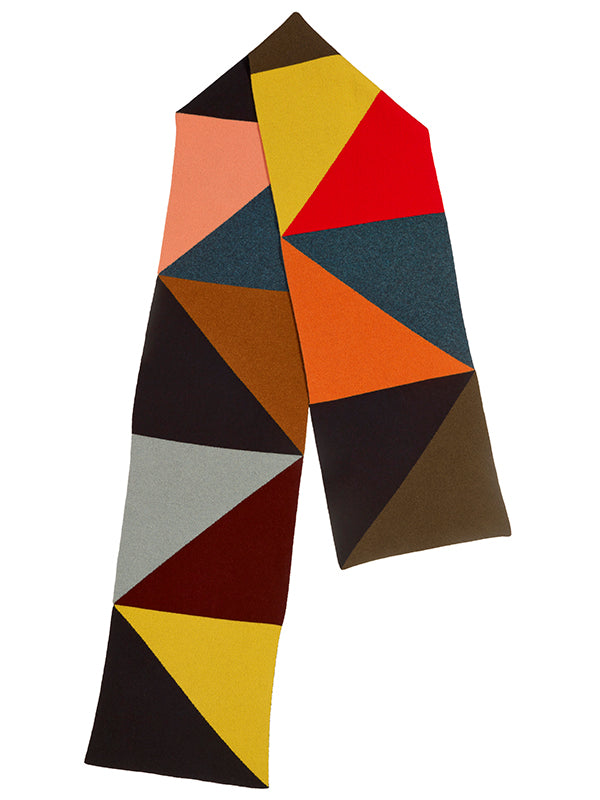 Multicoloured Triangle Scarf