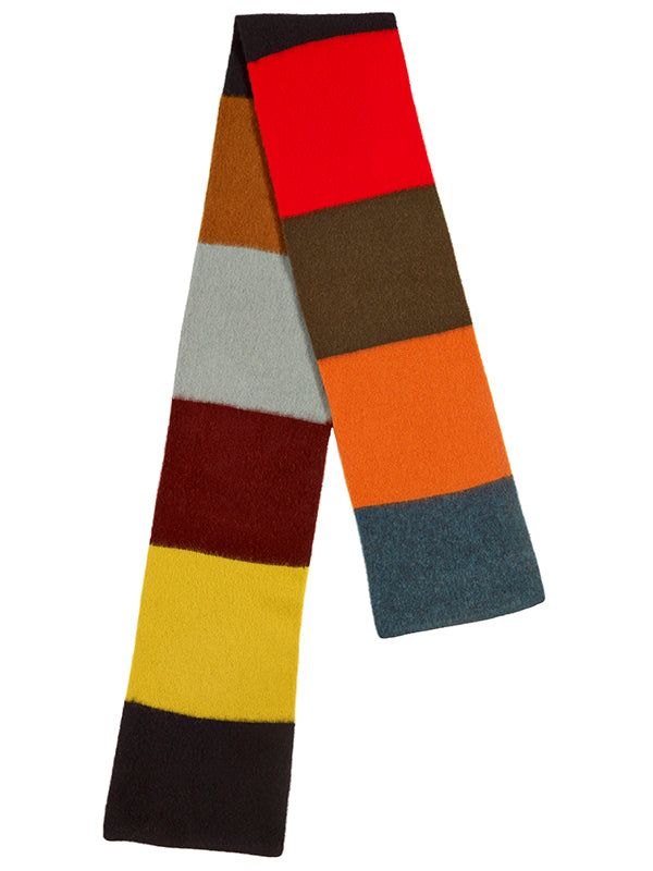 Brushed Colourblock Scarf Multicolour