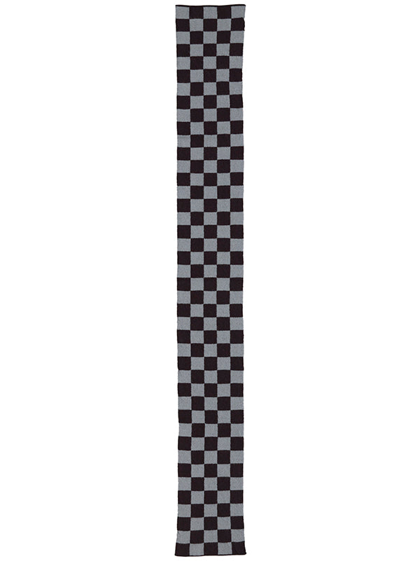 Small Check Scarf Purslane & Black