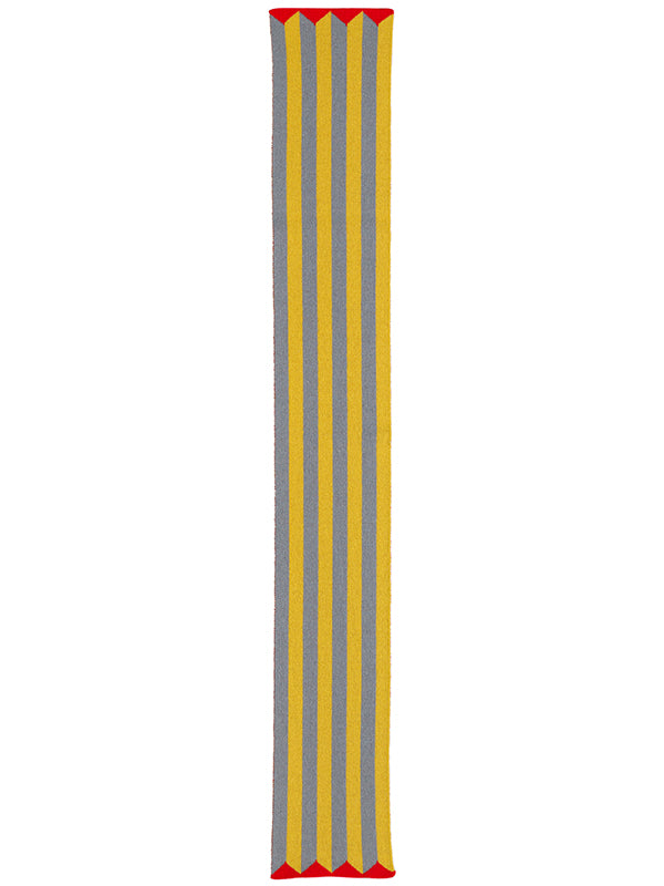 Small Vertical Stripe Scarf Turmeric & Purslane